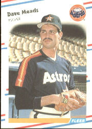 1988 Fleer Baseball Cards      453     Dave Meads